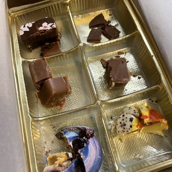 Bouchėe Confections - I meant to get a before picture because they are so beautiful but we couldn't wait to dive in. Delicious! - Chocolatiers & Shops Near Me - Reno, Nevada