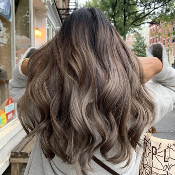 Bao Hair Salon - Ash brown baylage and cut - Hair Salons Near Me - Brooklyn, New York Bao Hair Salon - Ash brown baylage and cut - Hair Salons Near Me - Brooklyn, New York
