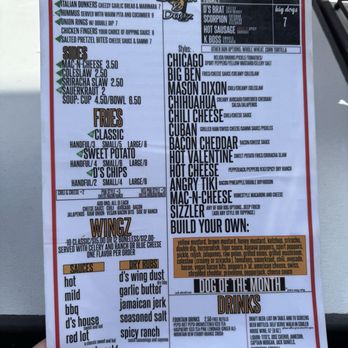 D's Six Pax & Dogz - Menu - Pubs Near Me - Pittsburgh, Pennsylvania