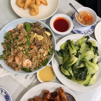 China Point - House Fried Rice, Fried Shrimp, Kung Pao, Baby Bok Choy - Chinese Near Me - Rancho Cucamonga, California