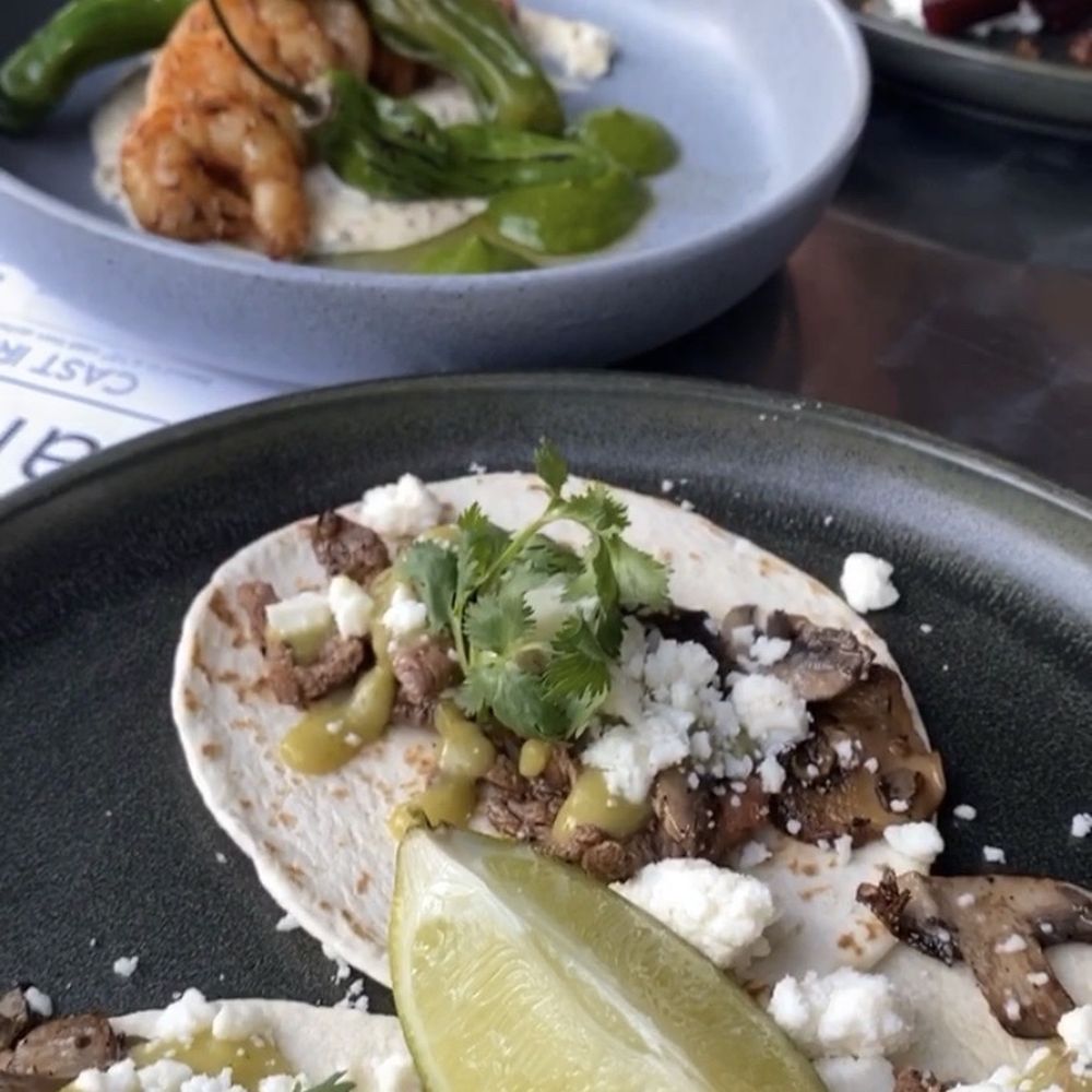 Bartizan Events - Beef tacos, Cajun shrimp and beets and goat cheese. - Pizza Near Me - Henrico, Virginia