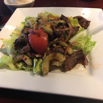 Surin West - Spicy Beef Salad!! - Thai Near Me - Birmingham, Alabama Surin West - Spicy Beef Salad!! - Thai Near Me - Birmingham, Alabama