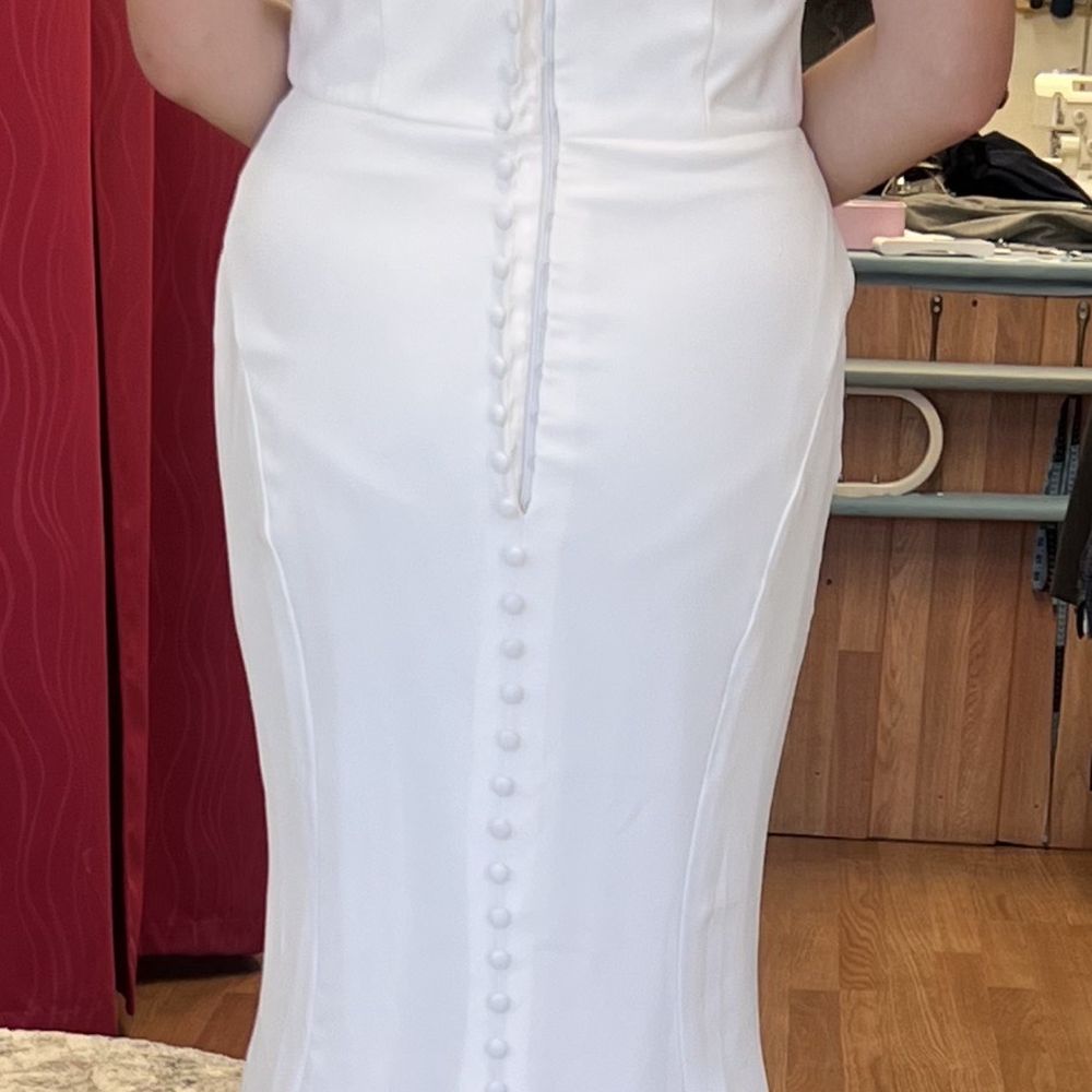 Continental Cleaners - before, everything is lumpy and not neat, so much extra fabric around bodice. (i wanted my dress to be tight and fitted.) - Sewing & Alterations Near Me - Poway, California Continental Cleaners - before, everything is lumpy and not neat, so much extra fabric around bodice. (i wanted my dress to be tight and fitted.) - Sewing & Alterations Near Me - Poway, California