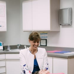 Natural Health Improvement Center - Dr. Auburn doing a craniosacral treatment demonstration.
