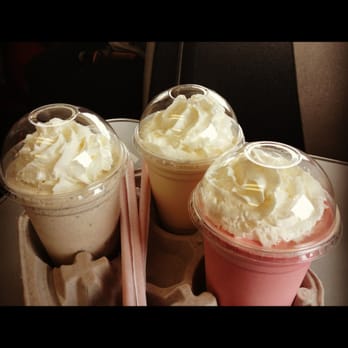 Mikie's - Oreo, vanilla malt, and strawberry milkshakes. - Burgers Near Me - Everett, Washington Mikie's - Oreo, vanilla malt, and strawberry milkshakes. - Burgers Near Me - Everett, Washington