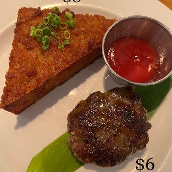 Koko Head Cafe - Sides of: Hash browns & maple siracha sausage - Breakfast & Brunch Near Me - Honolulu, Hawaii