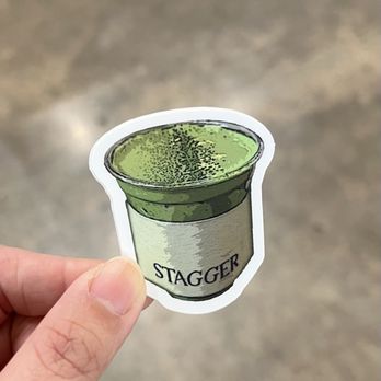 Stagger Coffee - Free sticker! - Coffee & Tea Near Me - Los Angeles, California