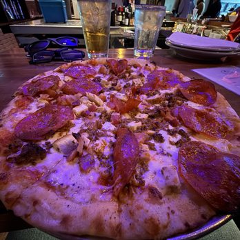 Hand Fire Pizza - Classic with extra MEATS!! - Pizza Near Me - Jackson, Wyoming Hand Fire Pizza - Classic with extra MEATS!! - Pizza Near Me - Jackson, Wyoming