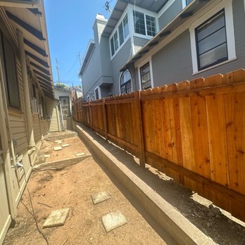 The Fence Dr - Worked with us to put up pre-stained fence. - Fences & Gates Near Me - El Cajon, California
