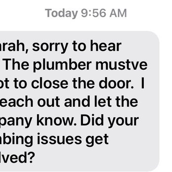 Robby's Rooter - the text above is proof now that it was them!!! Incompetent careless, don't put your life and belongings at risk by hiring this company... - Plumbing Near Me - Los Angeles, California Robby's Rooter - the text above is proof now that it was them!!! Incompetent careless, don't put your life and belongings at risk by hiring this company... - Plumbing Near Me - Los Angeles, California