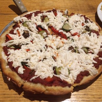 Final Gravity Brewing Company - Greek pizza with Vegan cheese. - Pizza Near Me - Decatur, Michigan