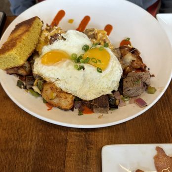 Four Friends Kitchen - Smoked Brisket Hash & Eggs - Southern Near Me - Denver, Colorado