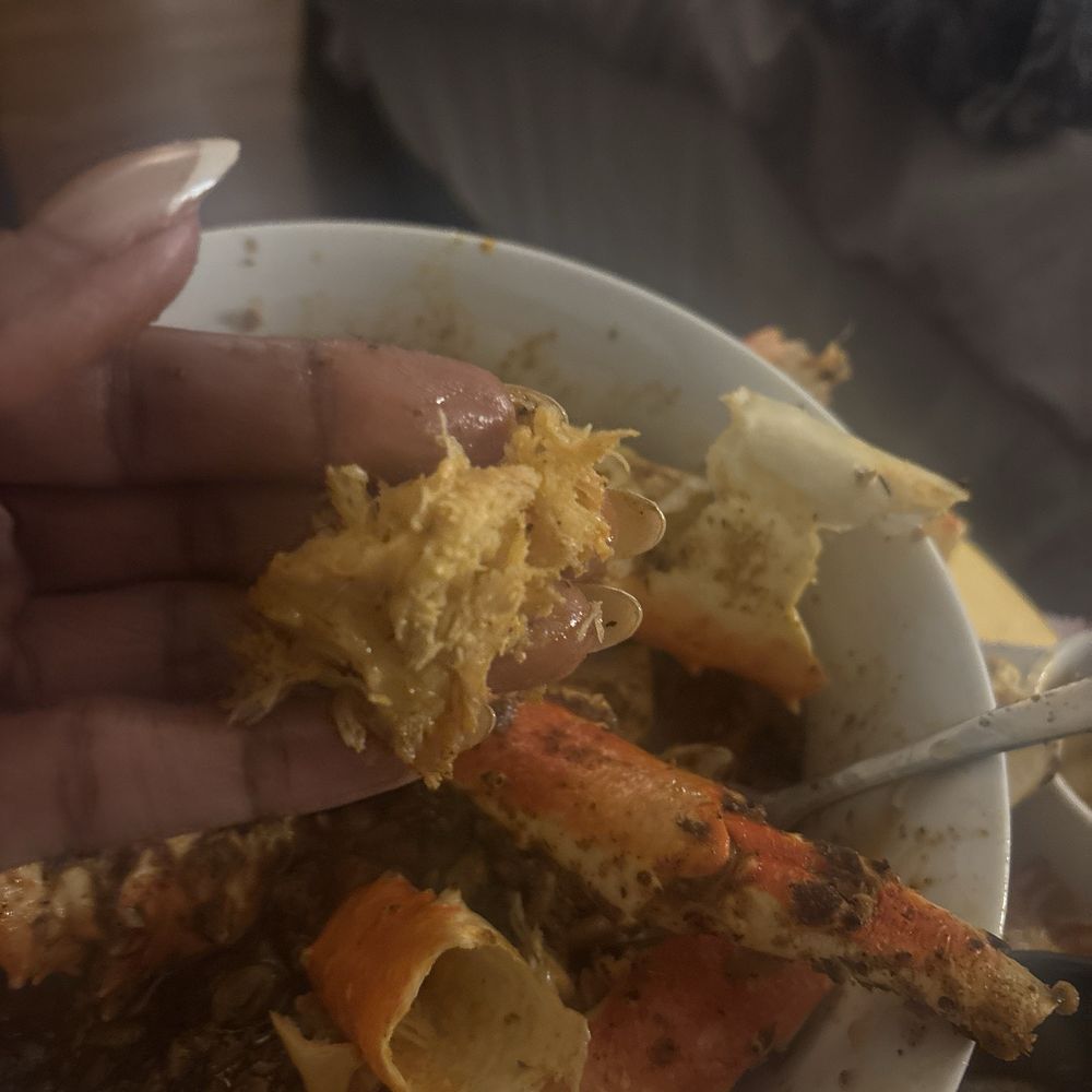 Bag O Crab - Picture of the Old King Crab meat that was inside the old king crab they gave in my uber eats order - Cajun/Creole Near Me - Vallejo, California Bag O Crab - Picture of the Old King Crab meat that was inside the old king crab they gave in my uber eats order - Cajun/Creole Near Me - Vallejo, California