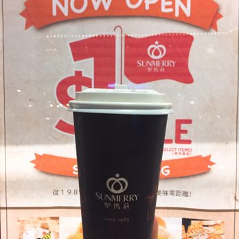 Sunmerry Bakery - Maybe they ran out of the clear cup but I've been getting this for my iced salted cheese drinks. - Bakeries Near Me - Temple City, California Sunmerry Bakery - Maybe they ran out of the clear cup but I've been getting this for my iced salted cheese drinks. - Bakeries Near Me - Temple City, California