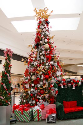 Photo of Becky's Flowers - Midland, TX, US. Our custom tree display at Midland Park Mall Dec. 2018