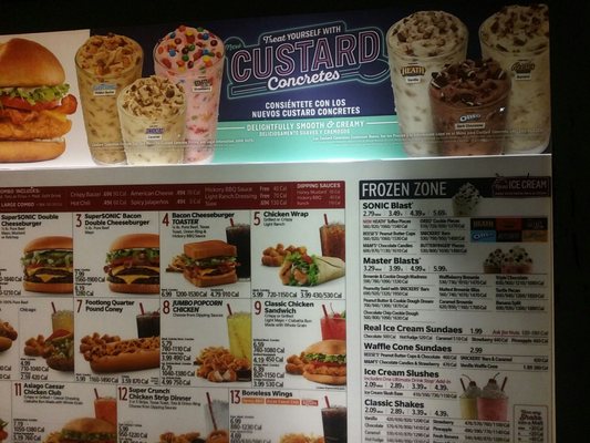 Menu photo 2 Sonic Drive-In Charlotte, NC Menu photo 2 Sonic Drive-In Charlotte, NC