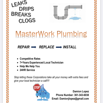 MasterWork Plumbing - Plumbing Near Me