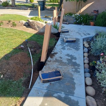 Eco Balance Landscaping - Build small privacy fence and painted black - Landscaping Near Me - Fresno, California Eco Balance Landscaping - Build small privacy fence and painted black - Landscaping Near Me - Fresno, California