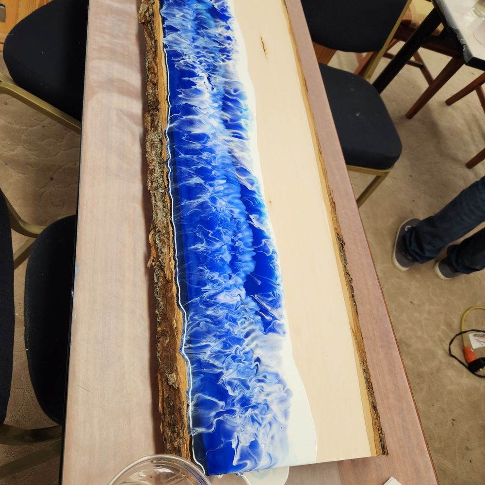 Absolutely Outer Banks - Live edge wood resin wave class - Art Galleries Near Me - Kitty Hawk, North Carolina