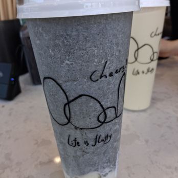 Motto Tea Cafe - Tofu Pudding Black Sesame Frost - Bubble Tea Near Me - San Gabriel, California Motto Tea Cafe - Tofu Pudding Black Sesame Frost - Bubble Tea Near Me - San Gabriel, California