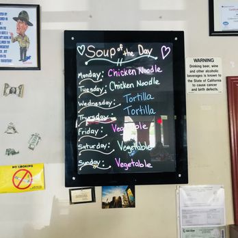 Flo's Coffee Shop - Soup of the day Menu - Breakfast & Brunch Near Me - Azusa, California Flo's Coffee Shop - Soup of the day Menu - Breakfast & Brunch Near Me - Azusa, California