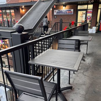Ru Sans - tables and chairs on a sidewalk - Sushi Bars Near Me - Atlanta, Georgia