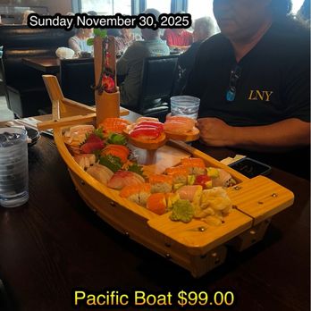 Fuji Sushi & Teppanyaki - Sushi Boat! Sunday November 30, 2025 - Sushi Bars Near Me - Aiea, Hawaii