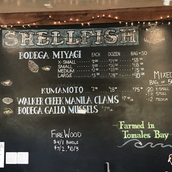 Bodega Bay Oyster - Menu - Seafood Markets Near Me - Petaluma, California Bodega Bay Oyster - Menu - Seafood Markets Near Me - Petaluma, California