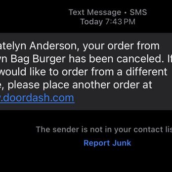 Brown Bag Brewery - Cancellation of order after an hour and a half of waiting for delivery. - Burgers Near Me - Prescott, Arizona