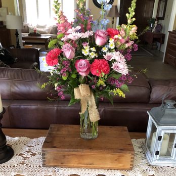 White Oaks Florist - Snap dragons, Delphinium, carnations, roses and wax flower - Florists Near Me - Bakersfield, California White Oaks Florist - Snap dragons, Delphinium, carnations, roses and wax flower - Florists Near Me - Bakersfield, California