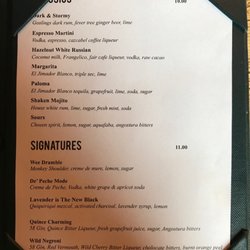 The Spread Eagle - Drinks menu page 2 April '23.