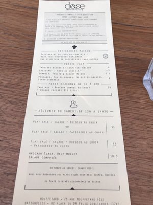 Menu photo 3 Dose Paris, 75