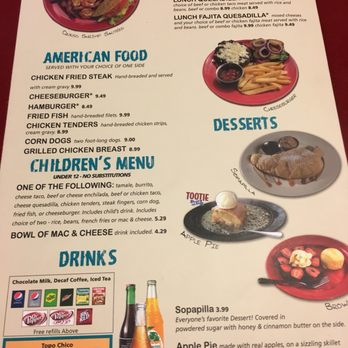 The Jalapeno Tree - Lunch menu - Mexican Near Me - Canton, Texas