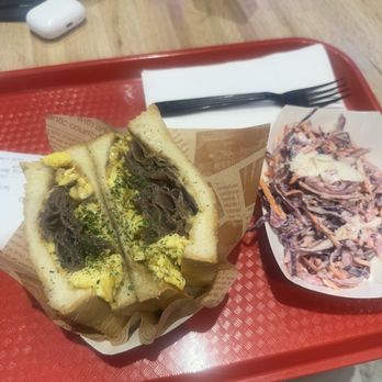 Matt Bakes - Beef truffle sandwich with coleslaw - Food Court Near Me - Chicago, Illinois