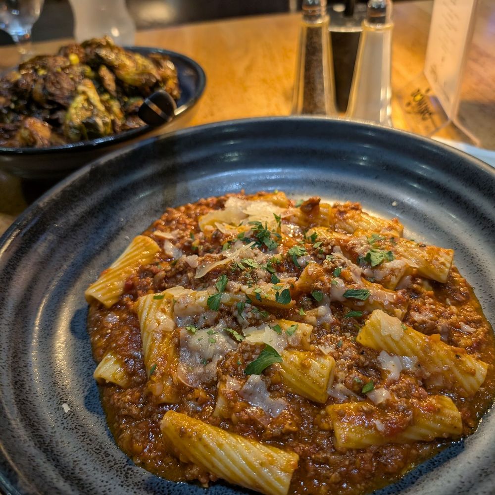 3SIXTY Bistro - Rigatoni Alla bolognese - Bars Near Me - Burlingame, California