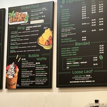 Tii Cup - Menu - Coffee & Tea Near Me - Brooklyn Park, Minnesota