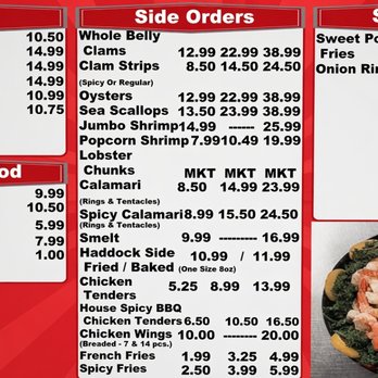 SS Lobster Ltd - wall menu - Seafood Near Me - Fitchburg, Massachusetts SS Lobster Ltd - wall menu - Seafood Near Me - Fitchburg, Massachusetts