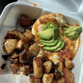 Rooster Café - Huevos Rancheros - Breakfast & Brunch Near Me - Costa Mesa, California
