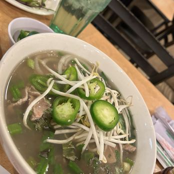 Noodle City - Rare steak pho, with all the fixings. Delicious! - Vietnamese Near Me - Goleta, California
