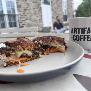 Artifact Coffee - Mushroom Reuben on Sourdough - Cafes Near Me - Baltimore, Maryland