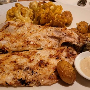 Seasons 52 - Wood-Grilled Boneless Rainbow Trout - New American Near Me - Jacksonville, Florida Seasons 52 - Wood-Grilled Boneless Rainbow Trout - New American Near Me - Jacksonville, Florida