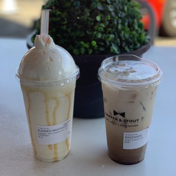 Dapper & Stout Coffee Company - Caramel Frapp and black and white - Coffee & Tea Near Me - Glendale, Arizona Dapper & Stout Coffee Company - Caramel Frapp and black and white - Coffee & Tea Near Me - Glendale, Arizona