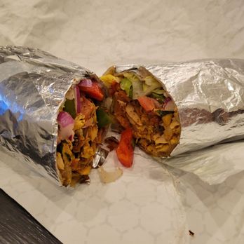 Shawarma Guys - the inside of a wrap - Middle Eastern Near Me - La Mesa, California