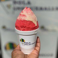 Nola Sneauxballs - Strawberries'n Cream with Condensed Milk