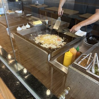 A Lot Fried Rice - Making the fried rice/noodle combo. - Japanese Near Me - Kissimmee, Florida A Lot Fried Rice - Making the fried rice/noodle combo. - Japanese Near Me - Kissimmee, Florida