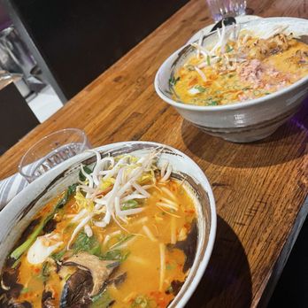 Glo Noodle House - SPICY MUSHROOM + PORK & SHRIMP TANTANMEN - Noodles Near Me - Denver, Colorado Glo Noodle House - SPICY MUSHROOM + PORK & SHRIMP TANTANMEN - Noodles Near Me - Denver, Colorado