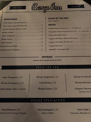 Menu photo 4 Barge Inn Jersey City, NJ Menu photo 4 Barge Inn Jersey City, NJ