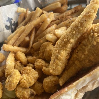 Nola Southern Grill - Fish & Shrimp PoBoy - New American Near Me - Slidell, Louisiana