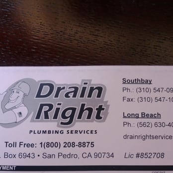 Drain Right Services - Plumbing Near Me - Gardena, California