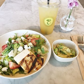Flower Child - Strawberry fields, sea salt avocado and apple cinnamon lemonade! - Vegetarian Near Me - Dallas, Texas